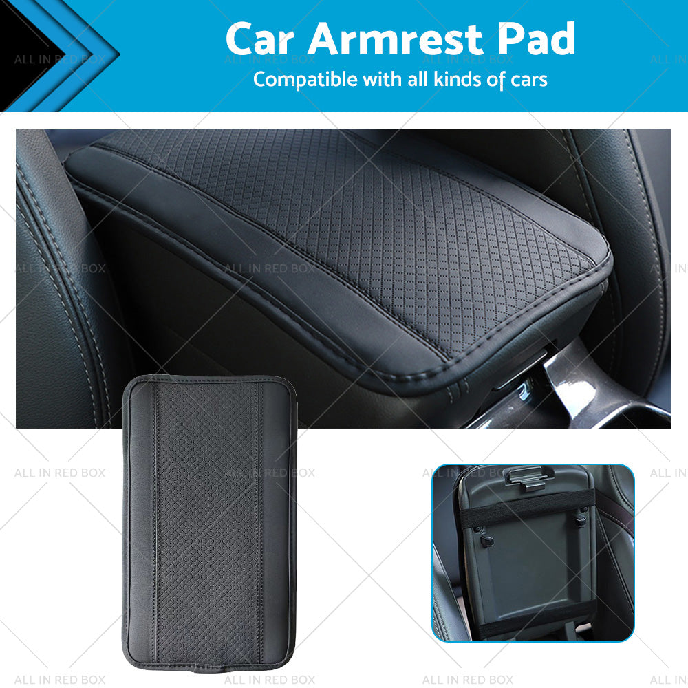 Universal Car Armrest Cushion Cover Center Console Box Pad Protector Accessories-0