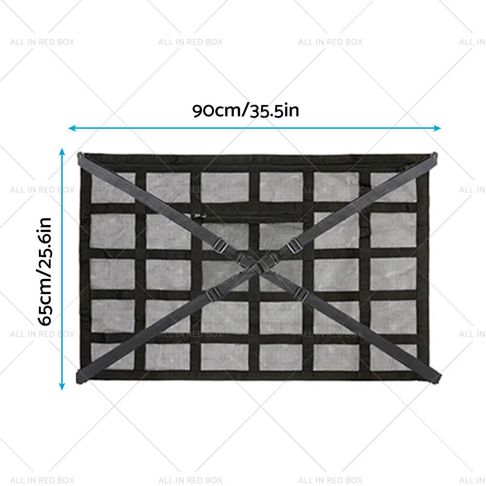 Universal Car Ceiling Storage Net Car Roof Cargo Net Mesh Storage Bag Campervan-3