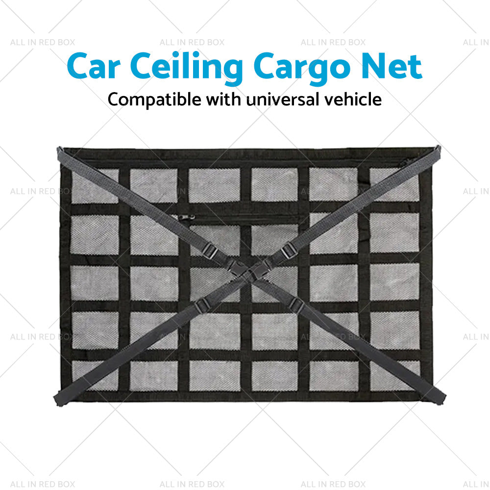 Universal Car Ceiling Storage Net Car Roof Cargo Net Mesh Storage Bag Campervan-1