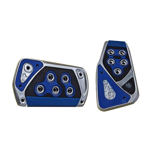 2x Non-Slip Gas Brake & Foot Pedal Pad Cover Car Accessories Parts Blue-0