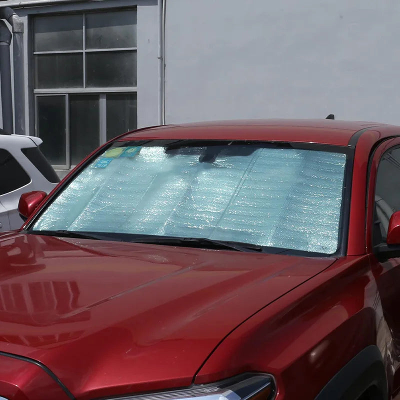 Silver Aluminum Foil Car Front Windshield-2