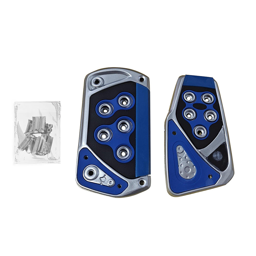 2x Non-Slip Gas Brake & Foot Pedal Pad Cover Car Accessories Parts Blue-4