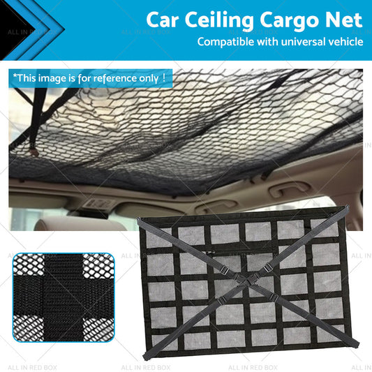 Universal Car Ceiling Storage Net Car Roof Cargo Net Mesh Storage Bag Campervan-0
